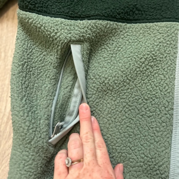 The North Face Two Tone Green Snap Front Jacket Sz Med - Picture 4 of 16